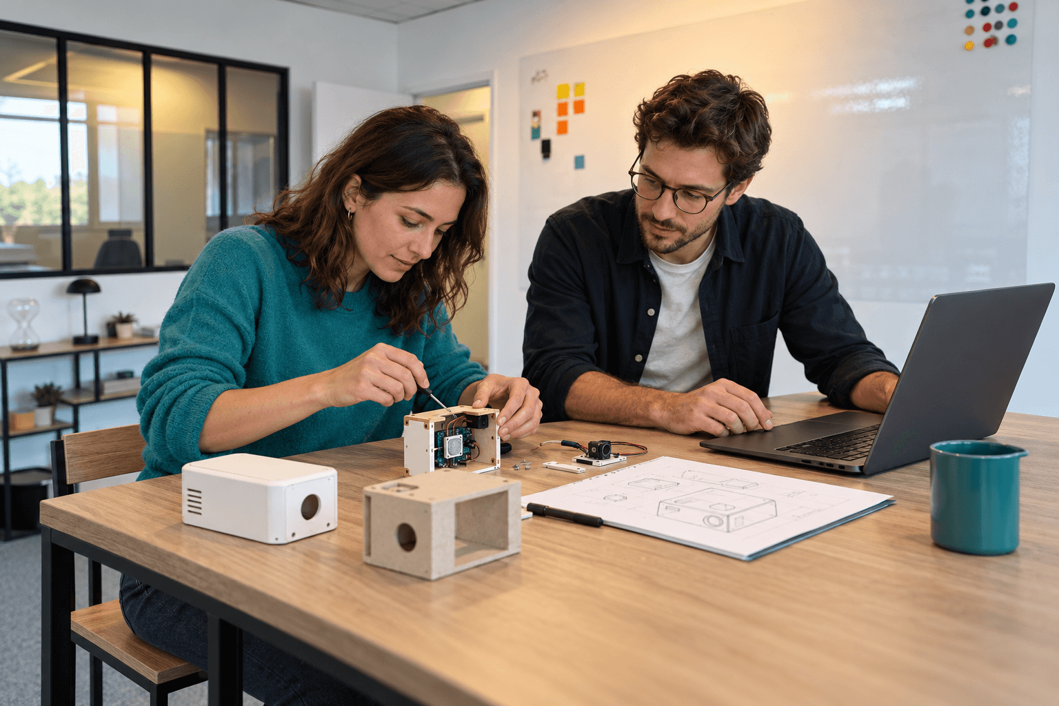 Atelier de prototypage dans la Salle Axelle du Studio JELAM.